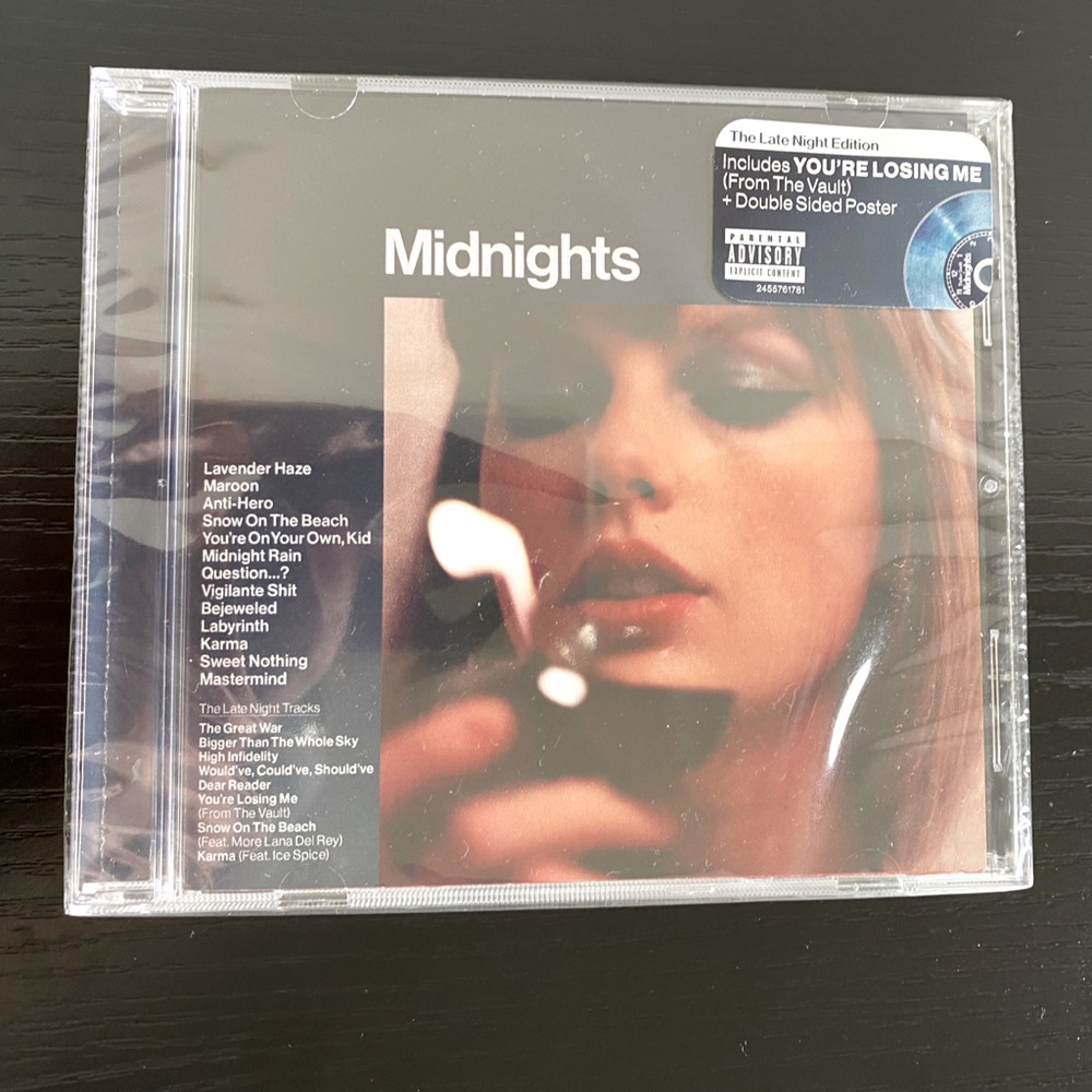 Taylor Swift Midnights (The Late Night Edition) CD